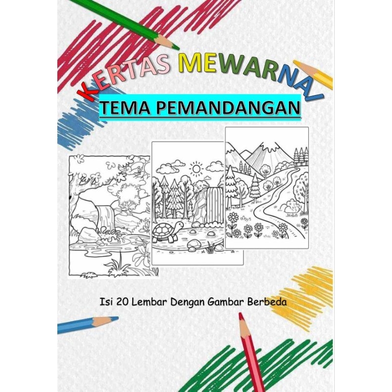 

Isi 20pcs A4 kertas mewarnai