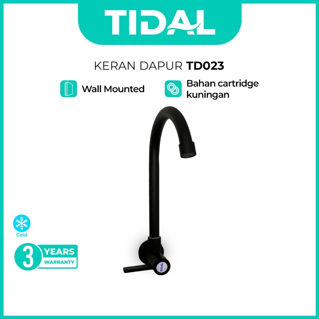 Kitchen Faucet / Keran Air Dapur Tembok Angsa Tidal TD023 / TD142