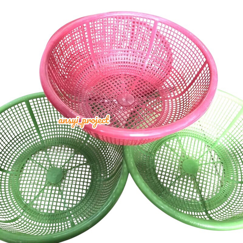 wakul nasi plastik murah motif dan warna random / wakul nasi kecil