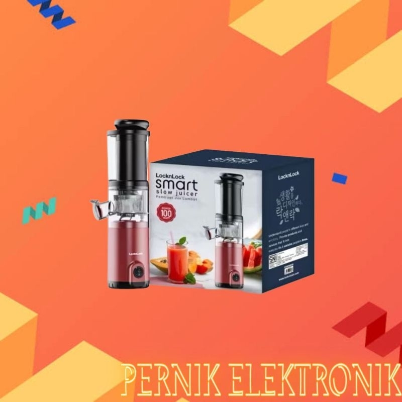 LocknLock EJJ-143RED Smart Slow Juicer 100 Watt - Red