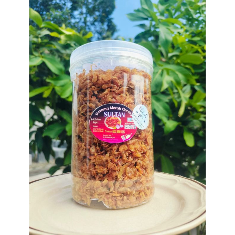 

Bawanggoreng(250gr) khasBanyuwangicampurantepung10%.Renyahnyakebangetan.