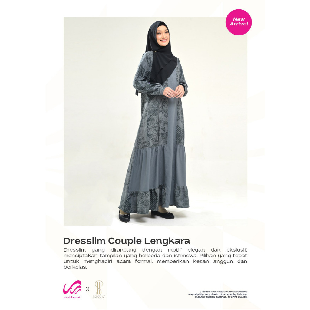 Rabbani - Dresslim Couple Lengkara / Gamis Dresslim Rabbani Terbaru Original Murah