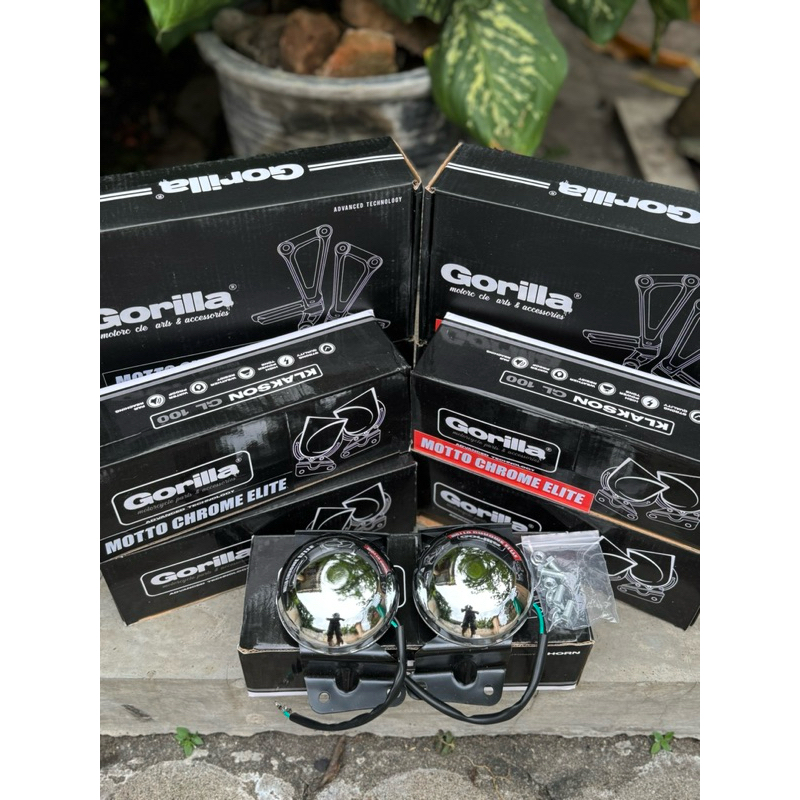 KLAKSON BEL BELL GL100 GL 100 DOUBLE KEONG BAK PAU BAKPAU BY GORILLA ORIGINAL