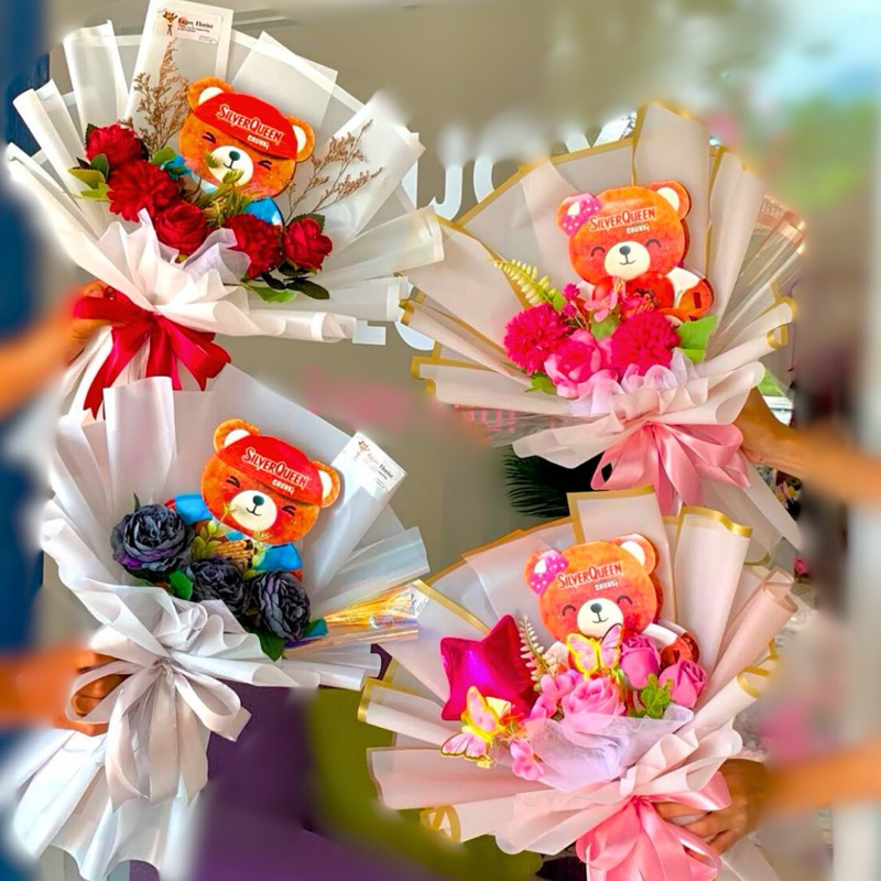 

READY STOCK Buket coklat cadburry / Silverqueen buket wisuda termurah / coklat valentine