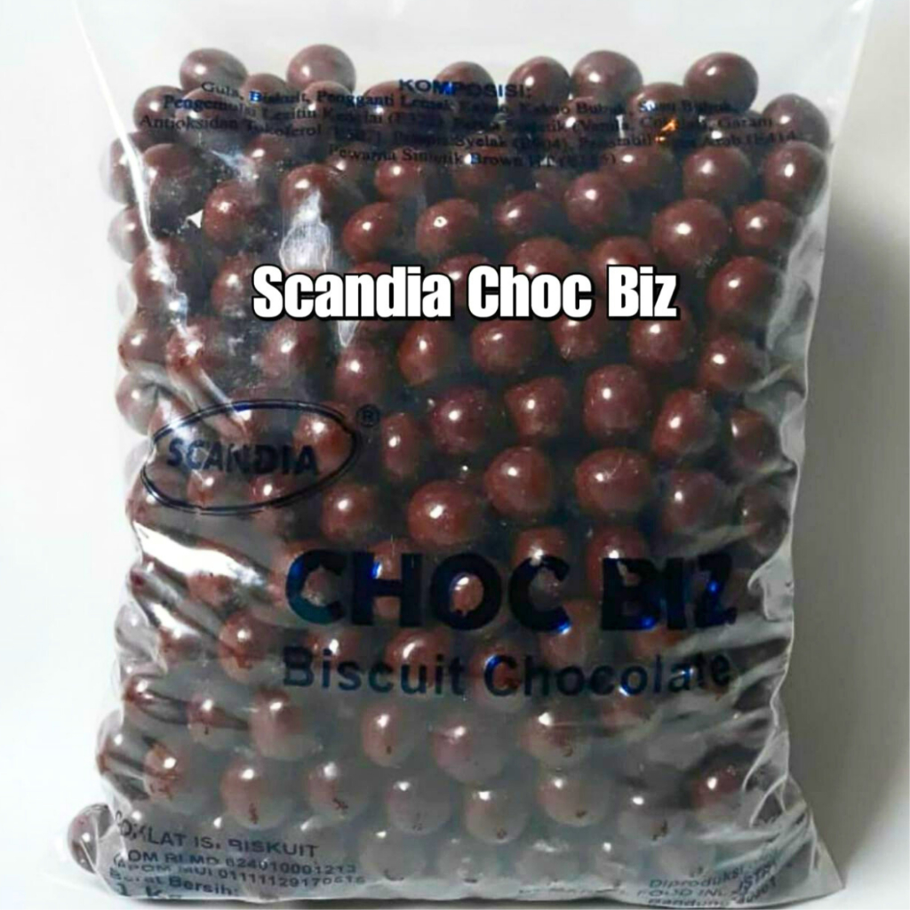 

Coklat Scandia Choc Biz Coklat Isi Biskuit Premium Kemasan 1 Kg