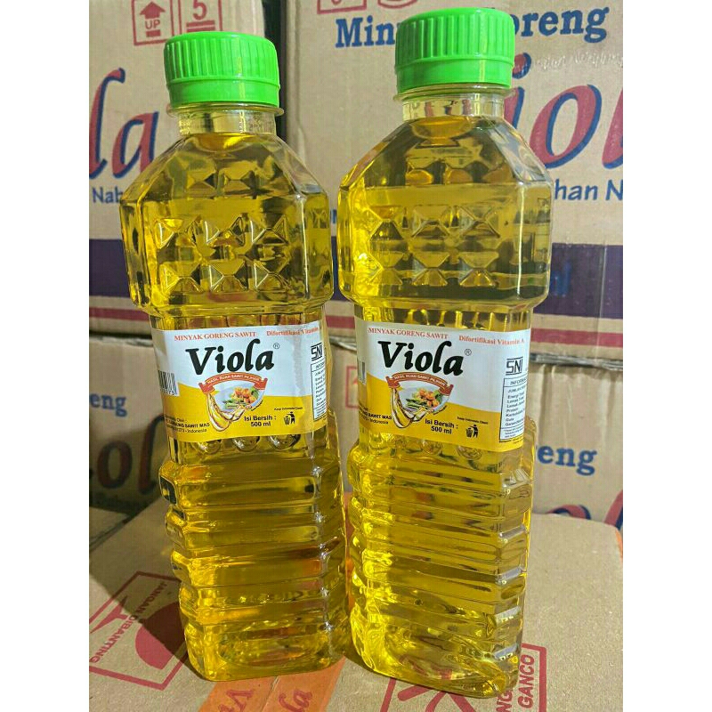 

Minyak goreng viola botol 600 ml isi 12