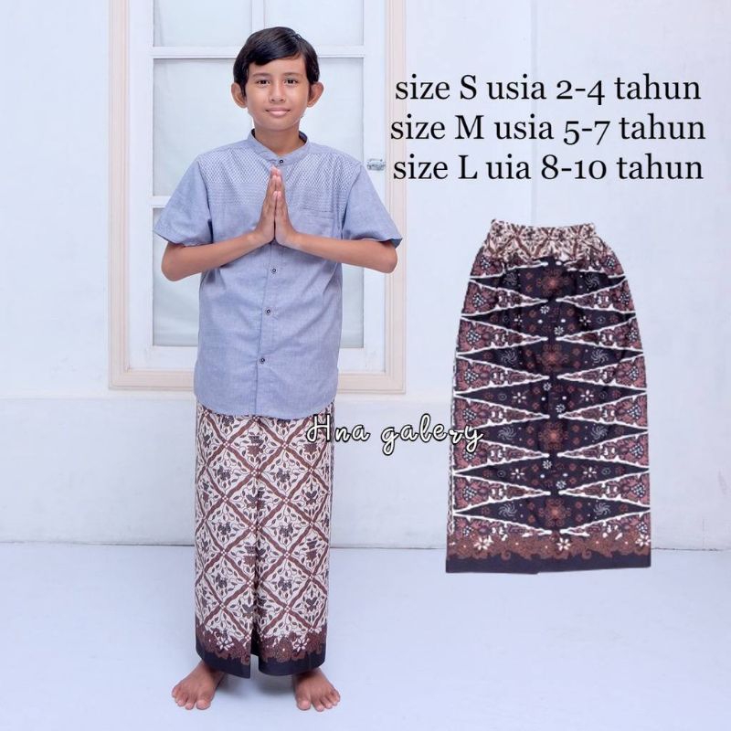 SARUNG ANAK ANAK dari umur 4 tahun sampai 10  bahan halus