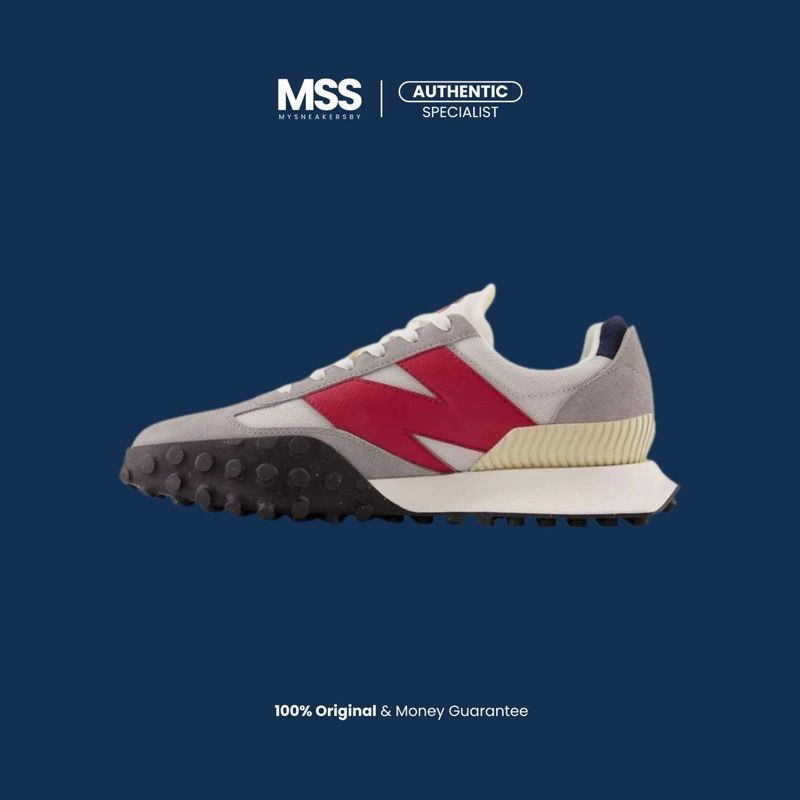 XC72 Grey Red Unisex Shoes 100% Original Resmi, Size 41.5