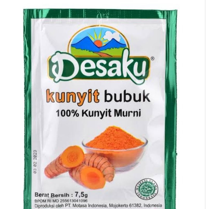 

kunyit bubuk 1 sachet