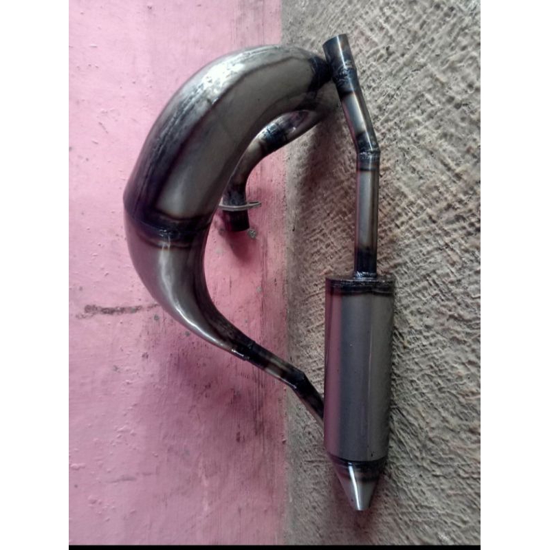 Knalpot Udang Trail motocross Fiz r FIZ R Trail Satria Hiu Lumba Trail RX KING King Trail Rgr Trail 