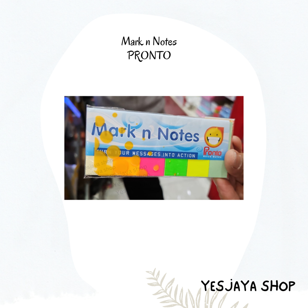 

{1 pc} Sticky Notes Pronto / Mark n Notes Pronto / Sticky Notes 6 warna Pronto