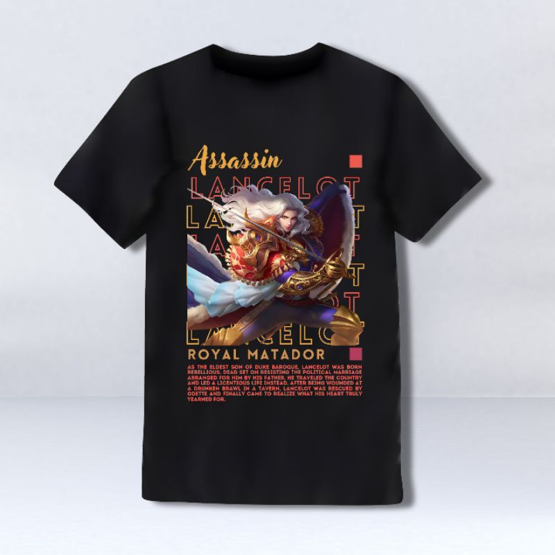 KAOS TSHIRT DISTRO LANCELOT MOBILE LEGENDS ML UNISEX