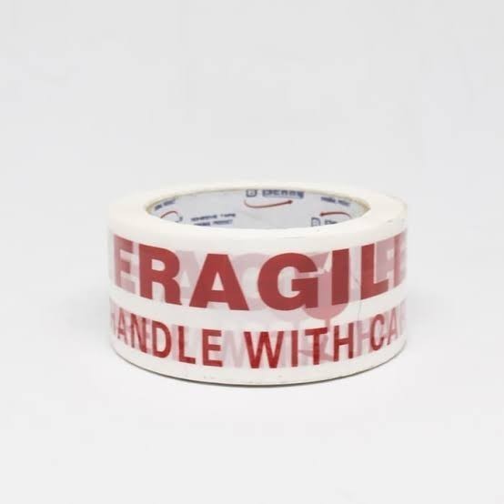 

Lakban fragile berry tape putih 48mm 90yard - Satuan