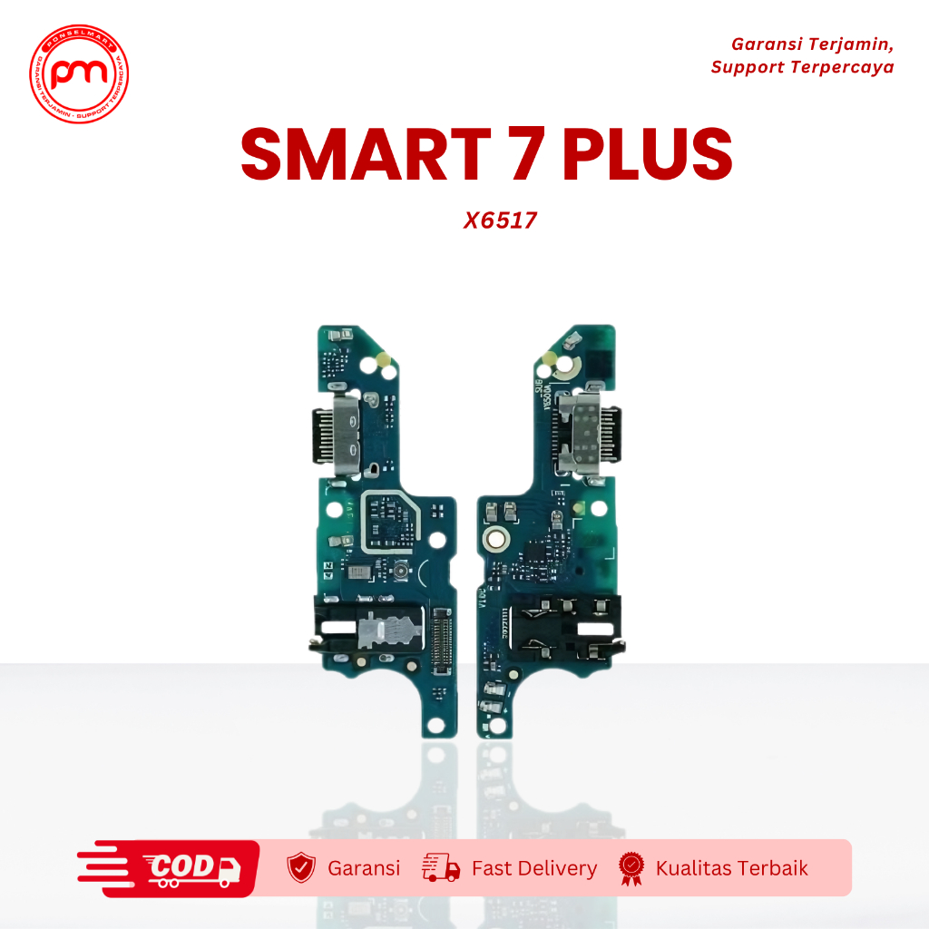 UI Board Connector Charger Infinix Smart 7 Plus X6517