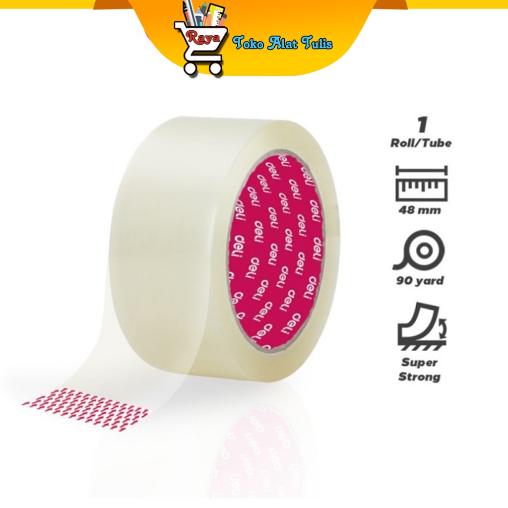 

Deli Selotip Deli Packing Tape CA489 Psc