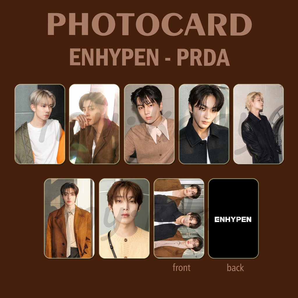 PC-1309, Unofficial Photocard ENHYPEN Pr da 2 sisi