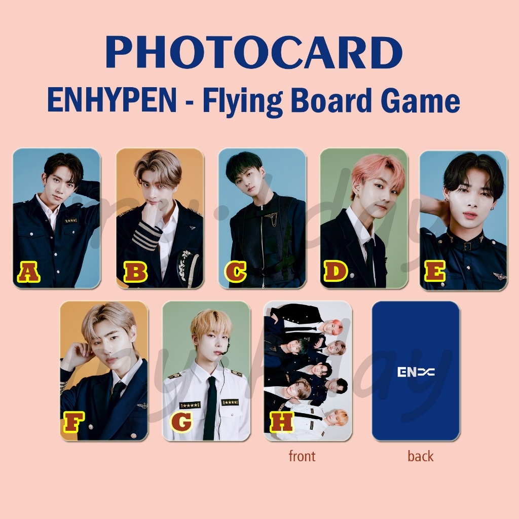 PC-1382, Unofficial Photocard ENHYPEN Flying Board Game 2 sisi