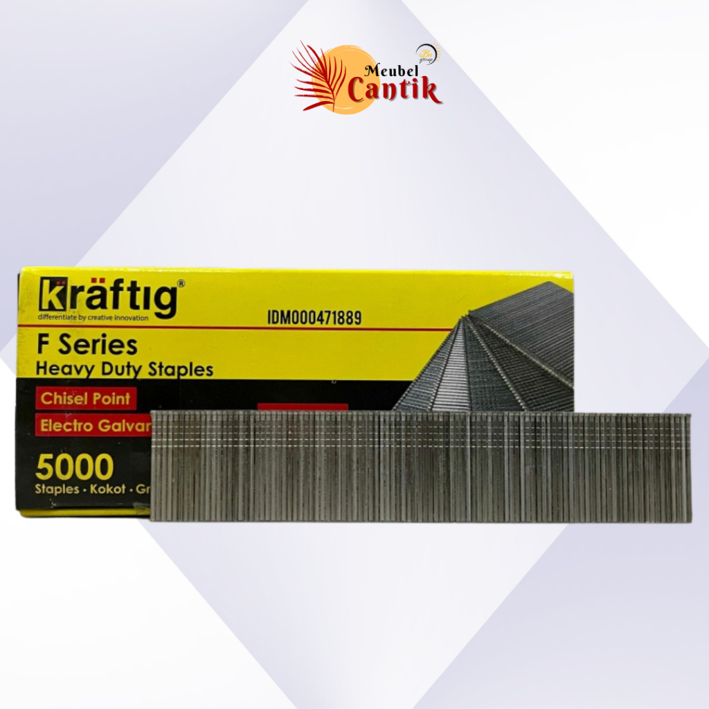 

KRAFTIG Refill Isi Staples Paku Tembak Brad Nail F25 (25MM)