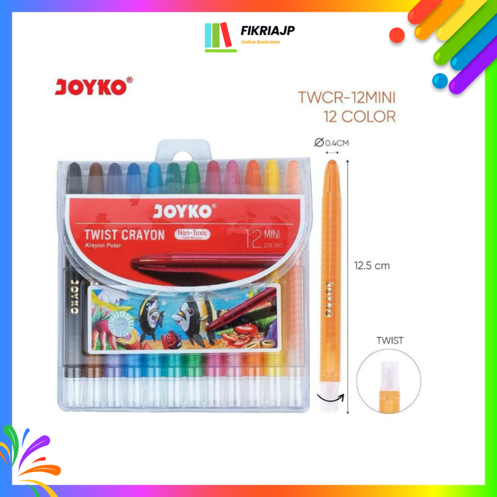 

Crayon Putar Joyko 12W - Rolling Joyko