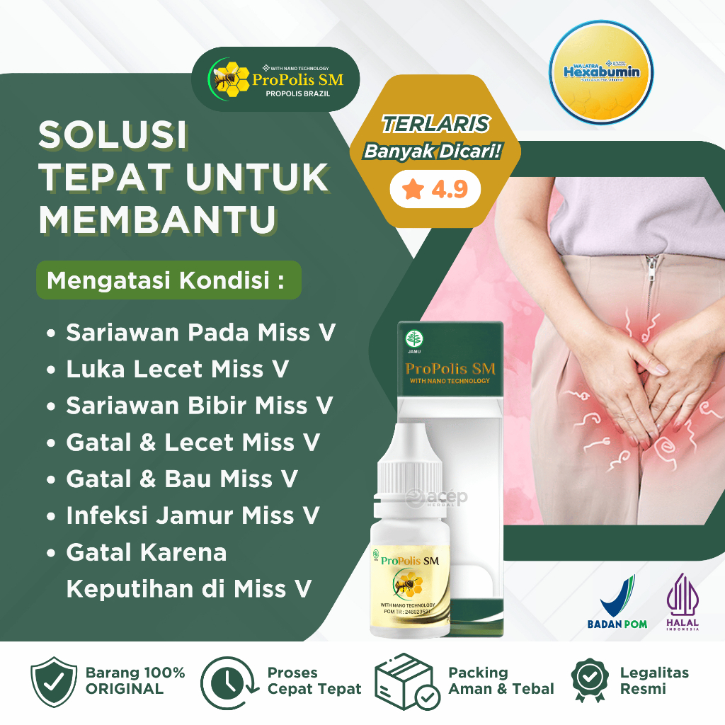 Obat Sariawan Vagina , Perih , Luka Lecet , Gatal , Luka Gesekan , Ruam Merah , Luka Lepuh , Bibir V