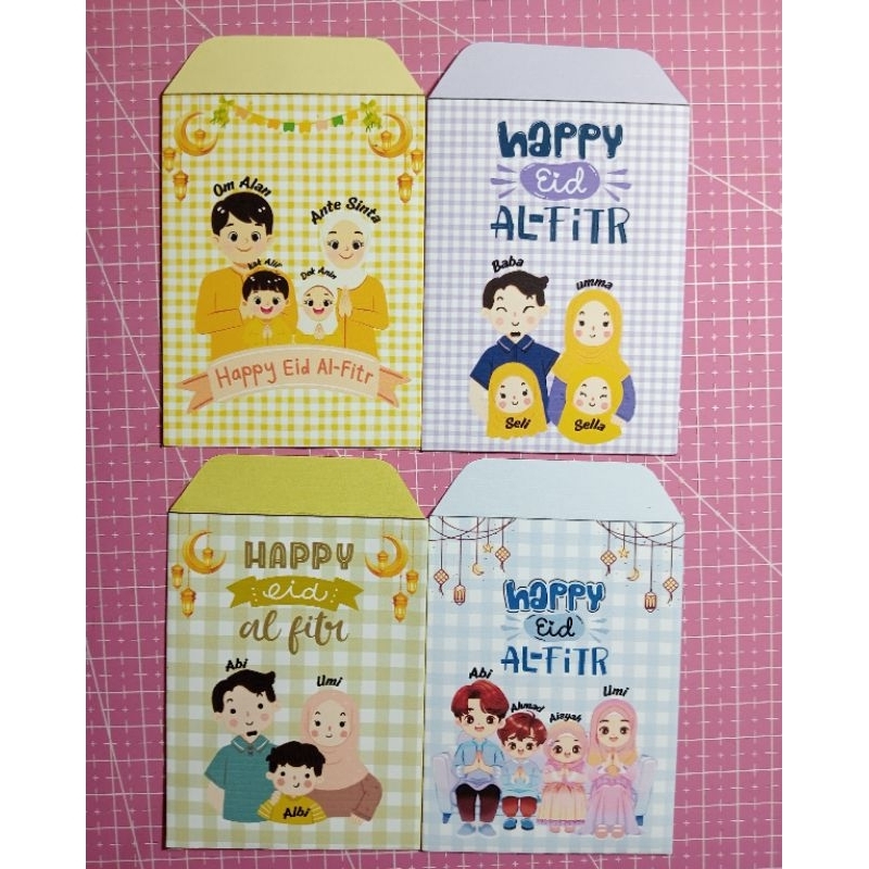 

Amplop Family Custom Nama (10 pcs) Model 1