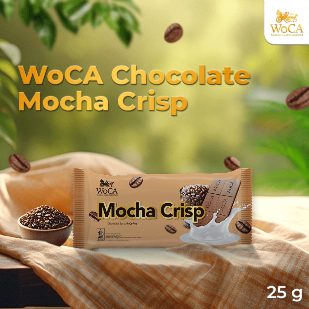 

WoCA Chocolate Mocha Crips Melties 25gr