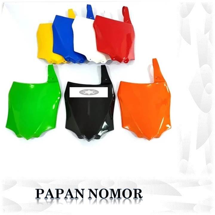 Papan nomor KX 85 Cover nomer KX 85 2016 universal Klx 150 bf Dtracker trail bebek standar