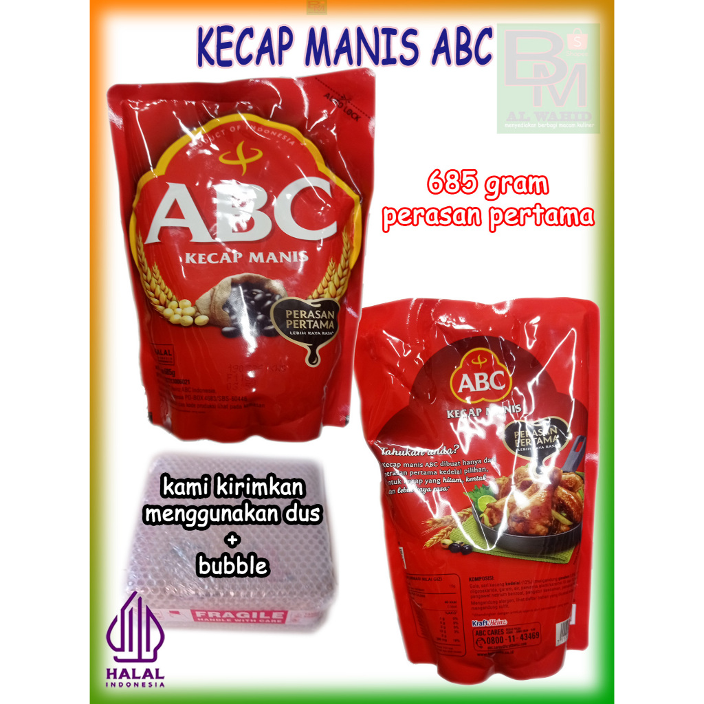 

Kecap Manis ABC Perasan Pertama Kemasan 685 Gram