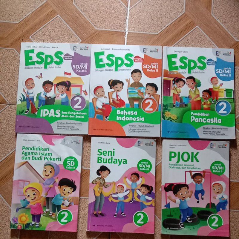 ESPS IPAS,B INDONESIA,P PANCASILA, AGAMA ISLAM,SENI BUDAYA,PJOK SD/MI KELAS 2 KURIKULUM MERDEKA
