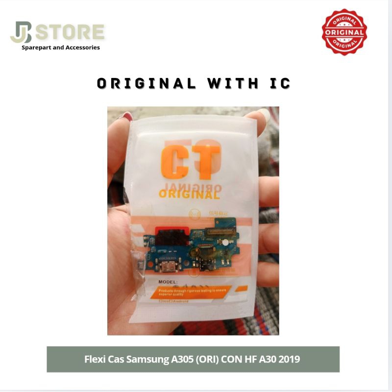 Papan Cas Flexi Board Cas Samsung A305 A30 Original With IC