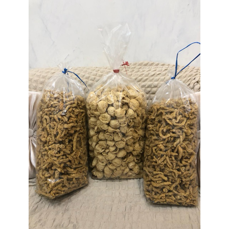 

Kripik usus ori dan Kripik tahu ori