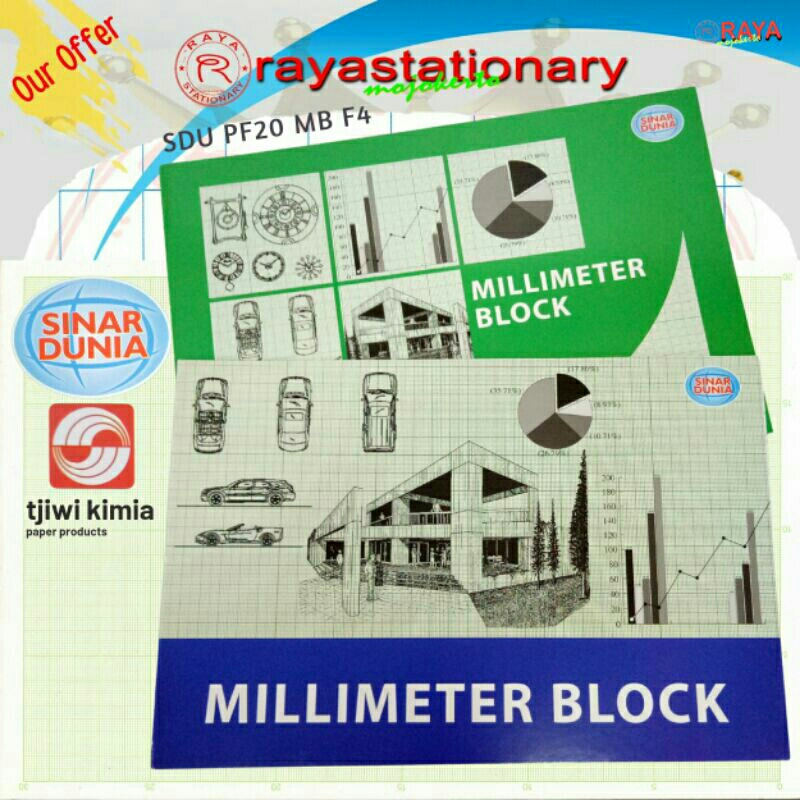 

Buku Sinar Dunia Milimeter Block Folio