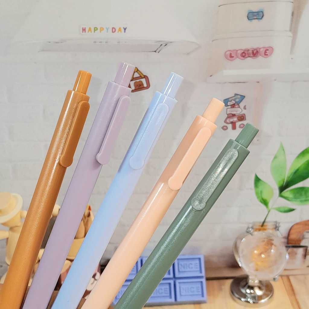 

Pulpen Cetek Makaron Warna Pastel Model V-2 Tinta Hitam Harga TERMURAH / Pen Mekanik Pastel Colour Tinta Gel Hitam Ready 5 Warna Lucu Imut Bolpen Unik Alat Tulis Sekolah dan Kantor Kekinian Bisa Grosir dan COD