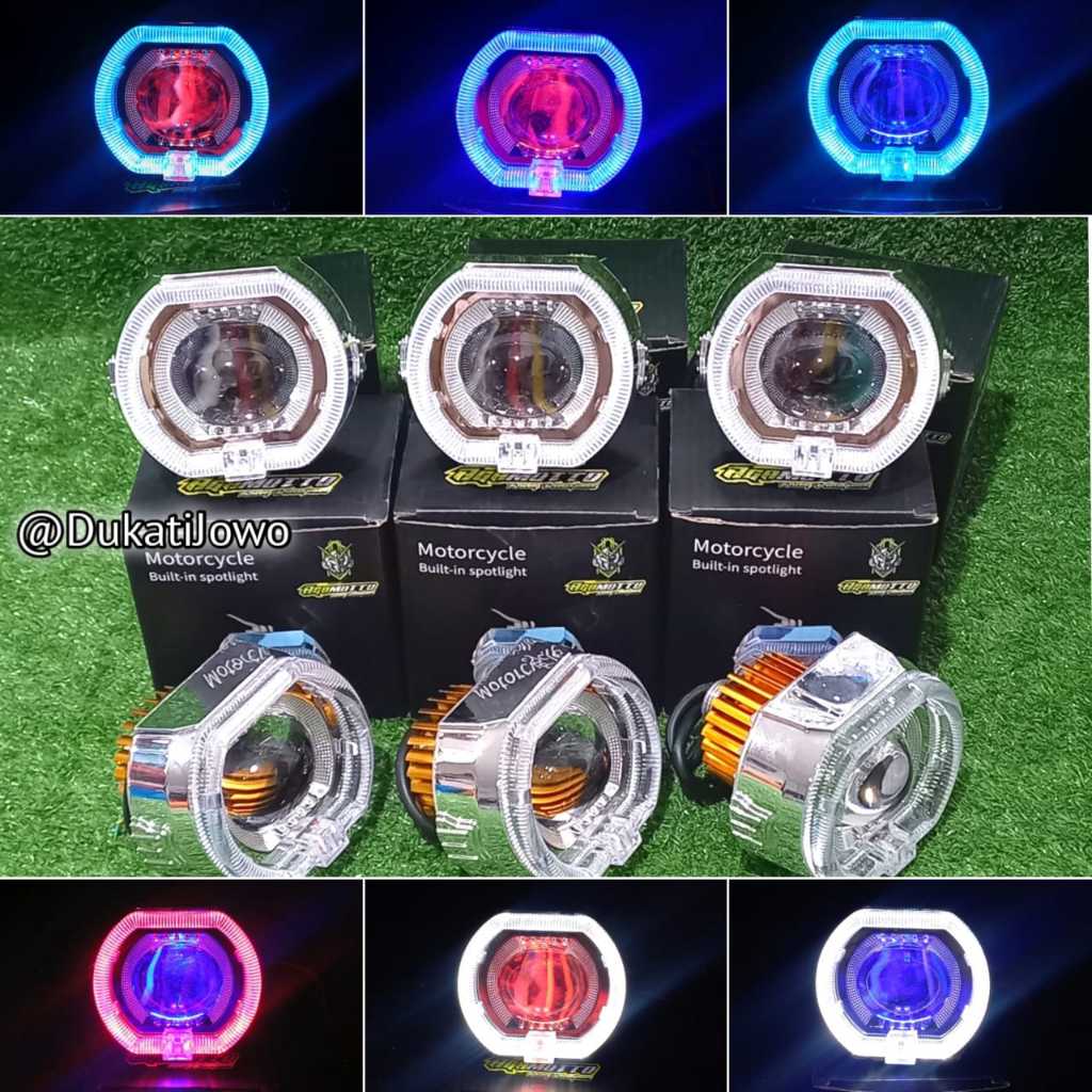 Projie Biled Cut Off 3.5 Inc Lampu Utama Biled Projie Super Terang