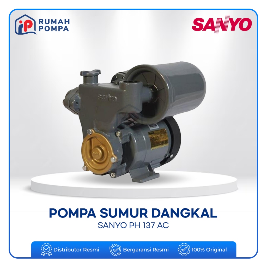 Mesin Pompa Air Dangkal Sanyo PH 137AC