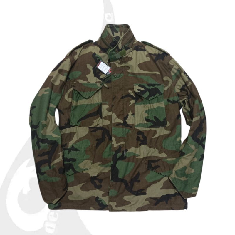 JUMBO vintage 90s jaket parka woodland m65 size large long