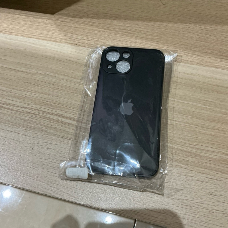 case silicon black iphone 13 mini with apple logo barang new