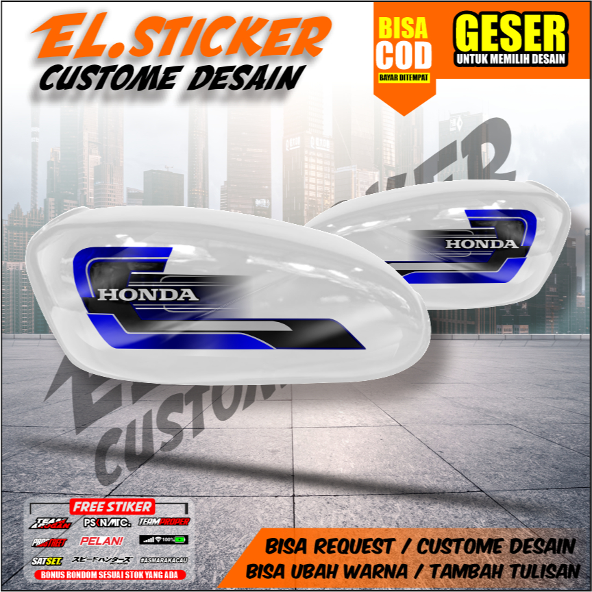 STRIPING CB100 STICKER CB100 UV TRANSPARAN, STICKER VARIASI HONDA CB 100 STRIPING CB125 TRANSPARAN 1