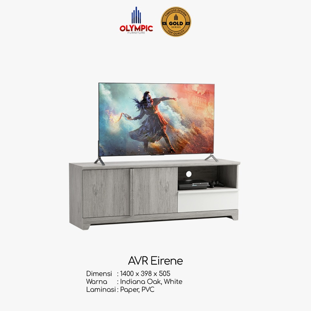rak tv meja tv buffet tv rak serbaguna cradenza avr eirene olympic