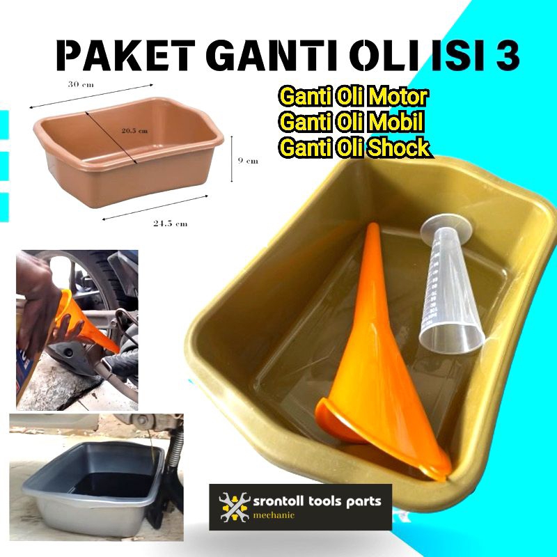 Gelas Takar Ganti Oli 100ml Corong Wadah Oli Berkualitas Praktis Alat Ganti Oli Motor Mobil