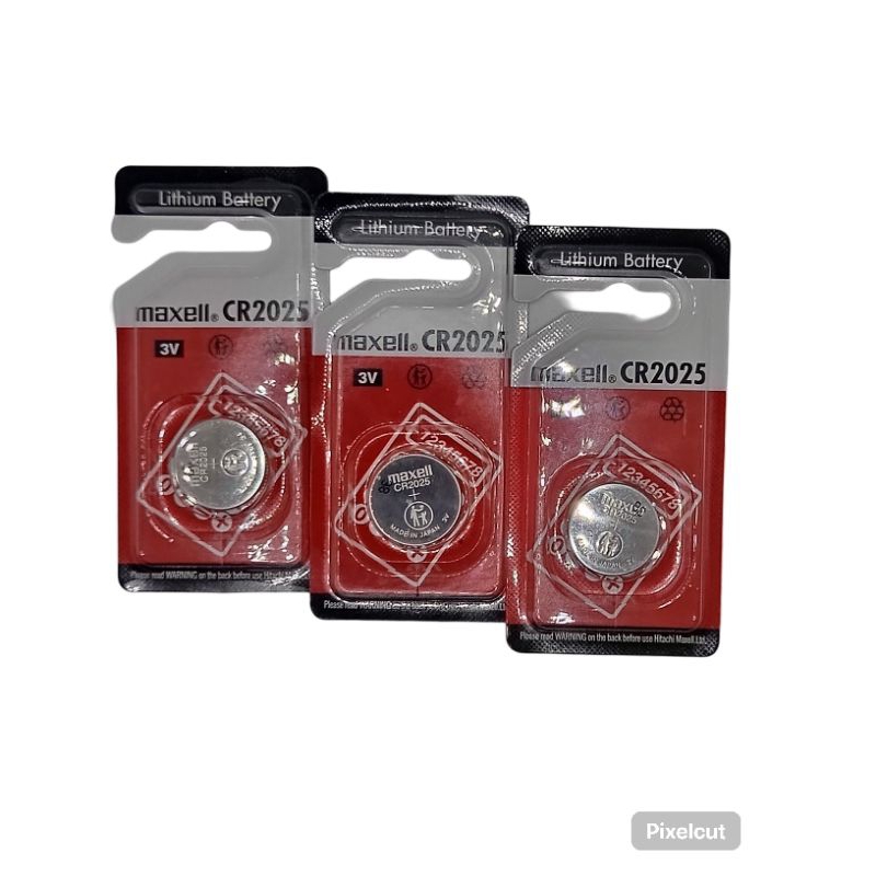 Baterai original Maxell CR 2025 perpcs