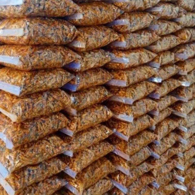 

basreng pedas daun jeruk berat 1KG bumbu basah)