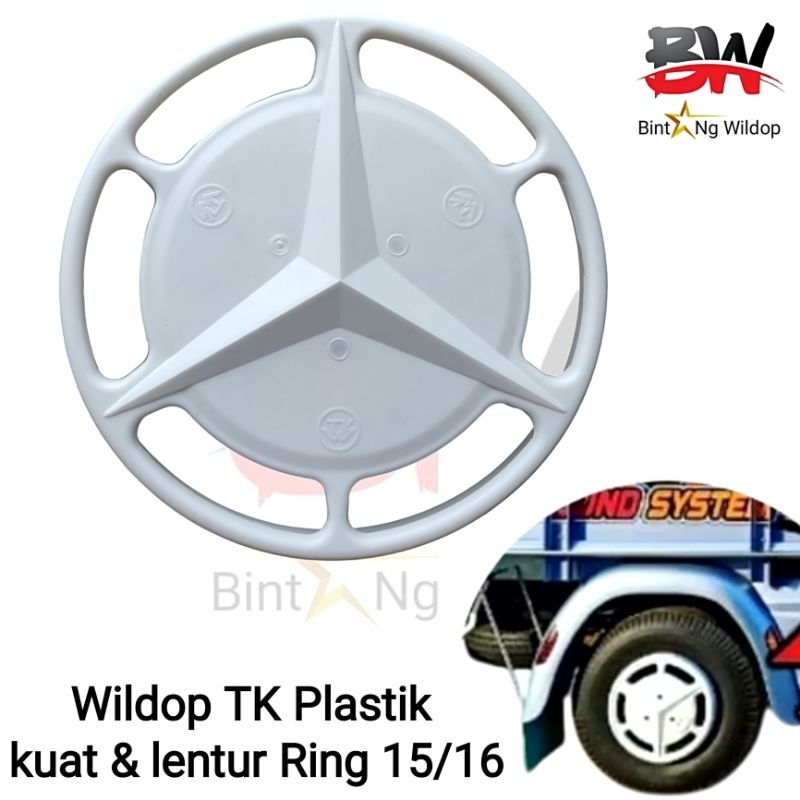 Cover velg truck sport wildop roda desain mercy sport ring15/16 plastik TK