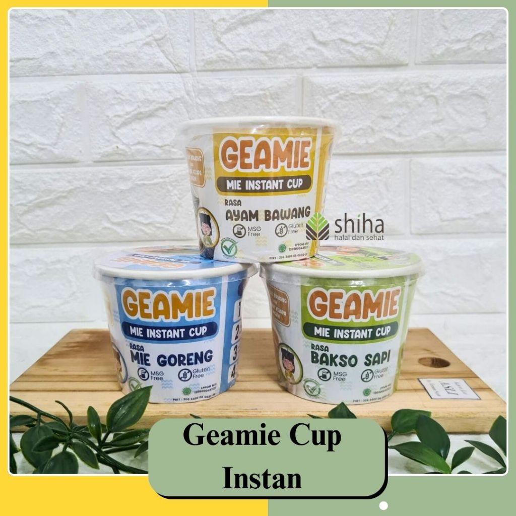 

SHIHA Geamie Cup Mie Cup Anak Gluten Free Sehat non msg