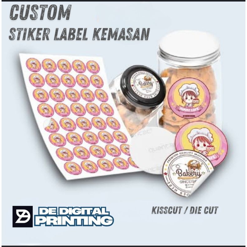 

STIKER LABEL KEMASAN PREMIUM+CUTIING minimal order 3 lembar