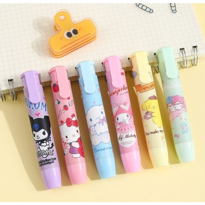 

PENGHAPUS MEKANIK SANRIO / PENGHAPUS PENSIL ERASER CETEK MOTIF KARAKTER AVENGER