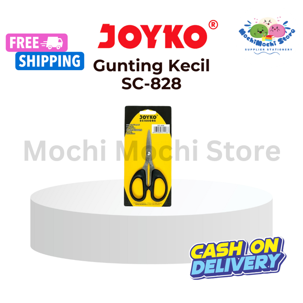

Gunting Joyko Kecil SC-828 | Scissors Joyko | Gunting Kecil | Gunting Kecil JOYKO Scissors Stainless Original Alat Pemotong Hitam