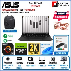Asus TUF A14 FA401UU R745G6G-OM RYZEN 7 8845HS RTX4050 6GB/16GB 512GB W11+OHS+O365 14.0QHD 165HZ 100