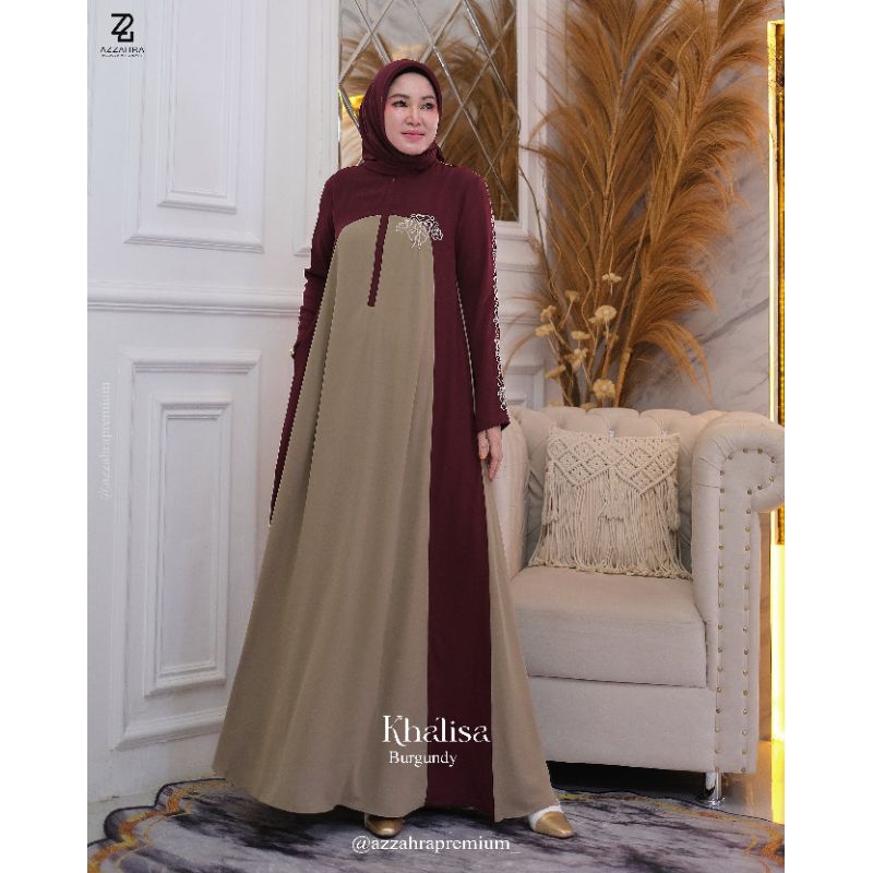 khalisa dress by azzahra premium syari