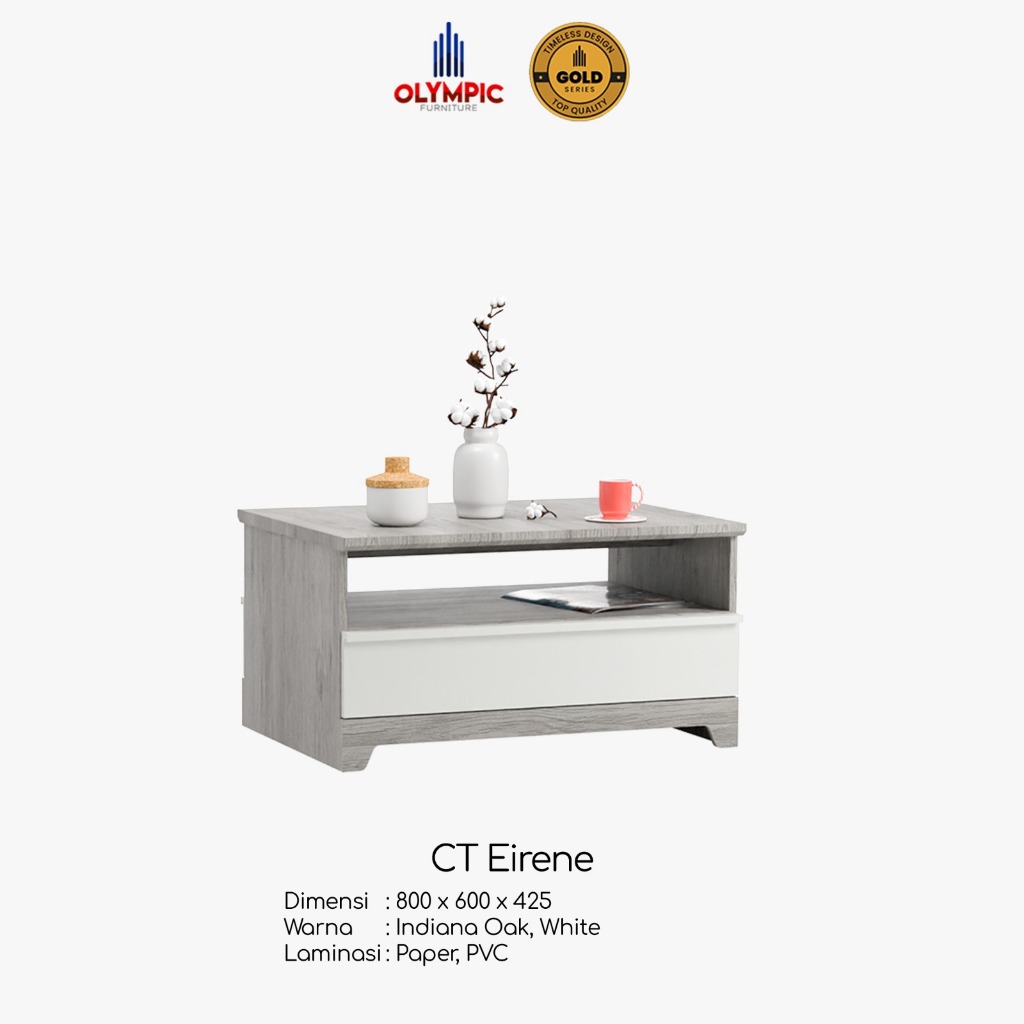 Meja tamu meja ruang tamu meja coffe meja minimalis coffe table olympic ct eirene